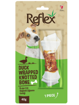 REFLEX ÖRDEK ETLİ DÜGÜMLÜ KEMİK 80 GR